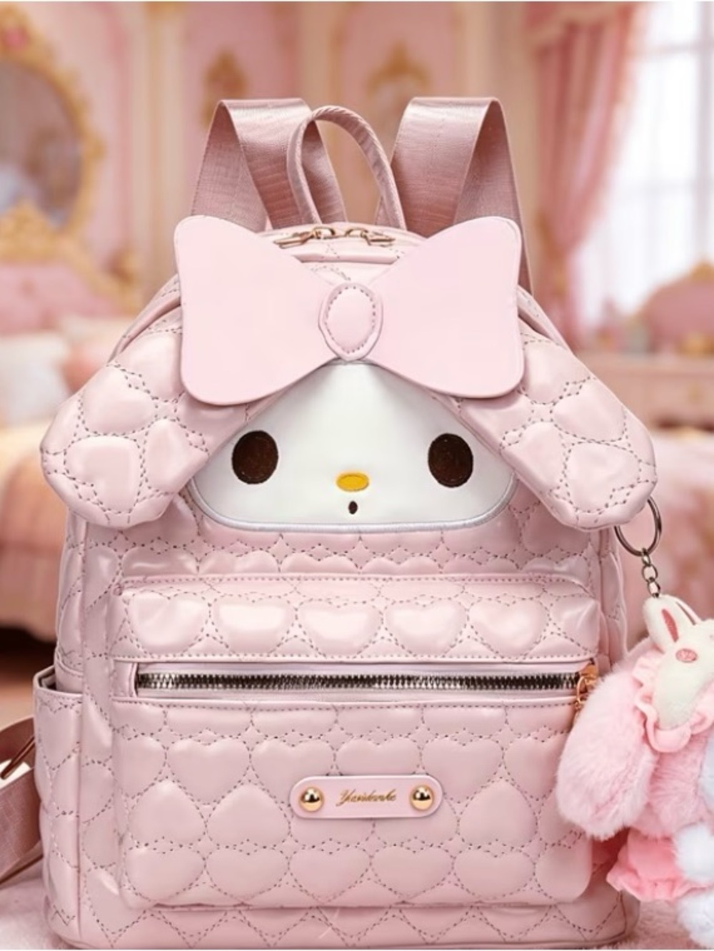 Sanrio Pink Quilted my melodyMini Backpack